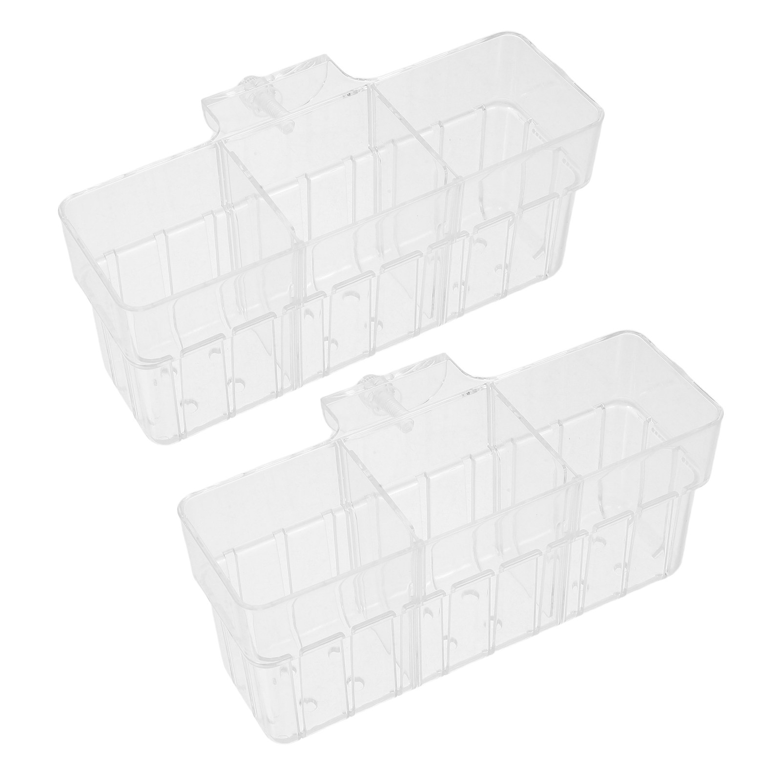 Aquarium Plant Original - 2Pcs Clear Hydroponic Plant Basket for