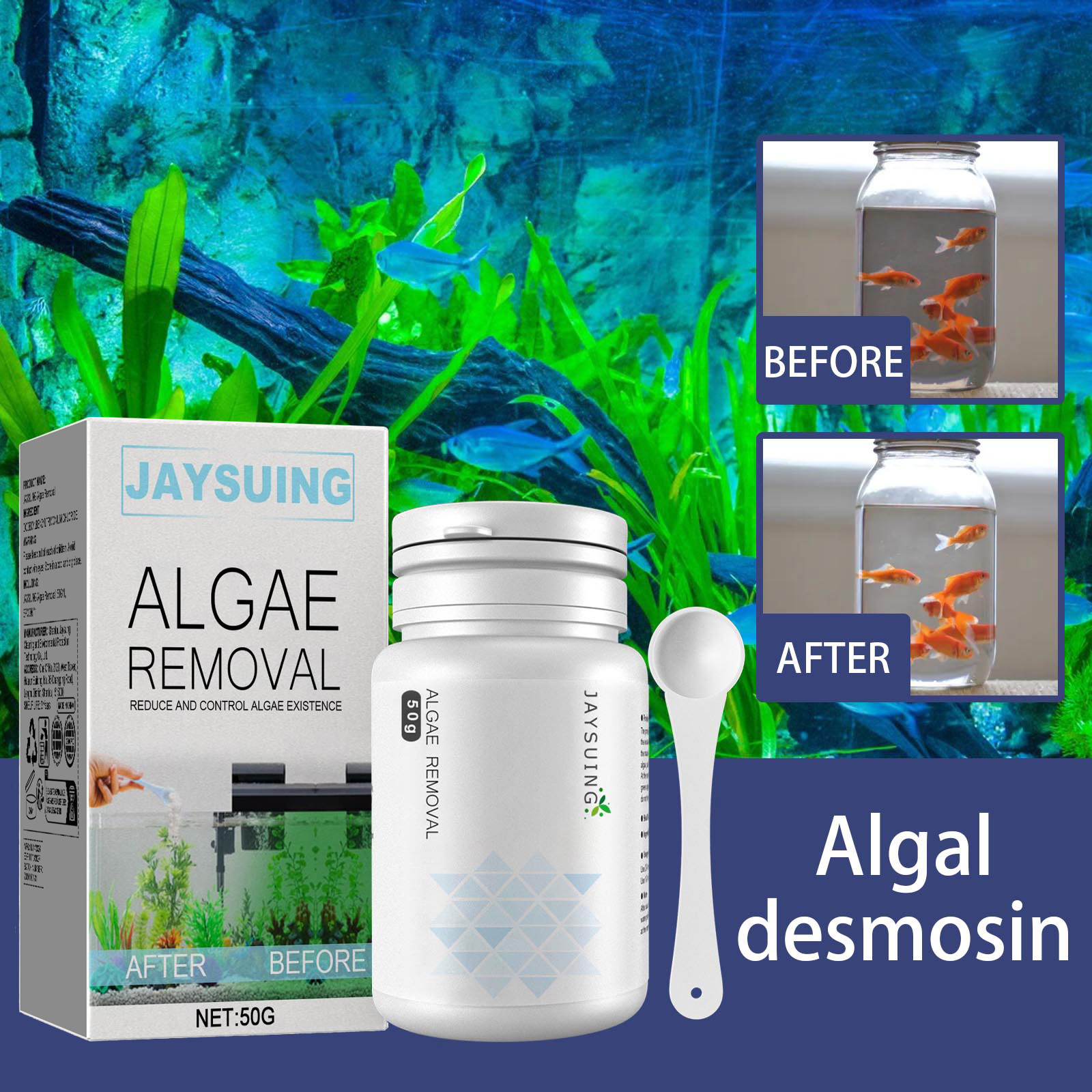 Planted Aquarium Tools - Algae and moss remover; green water