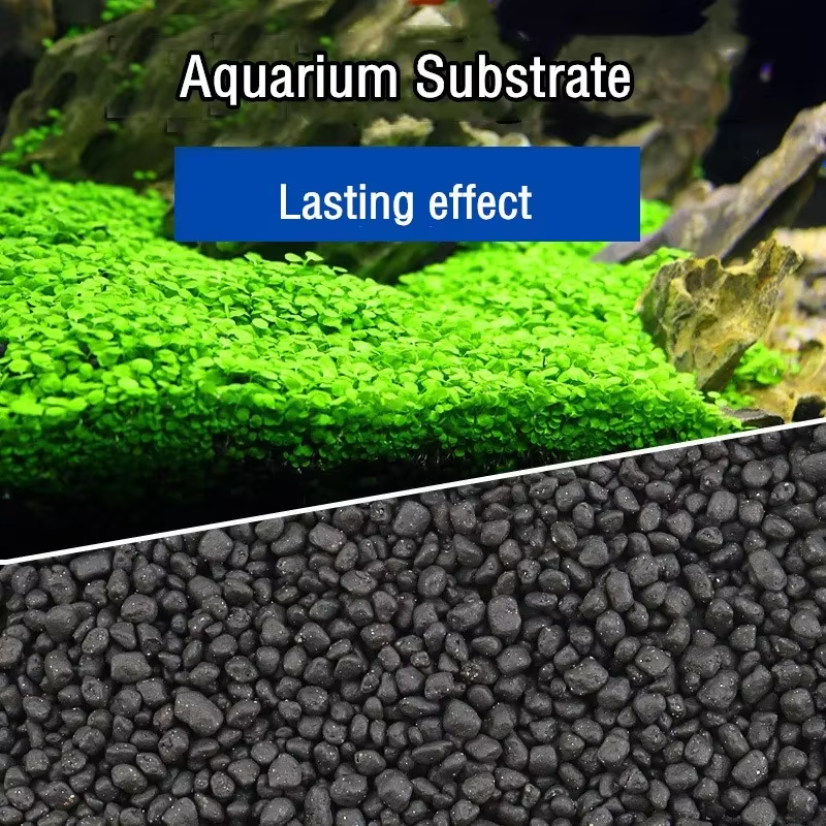 Planted Aquarium With Gravel - 500g Aquarium Planted Soil Substrate Fertilizer