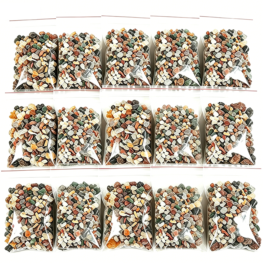 Planted Aquarium With Gravel - 100g Mixed Color Gravels Stone –