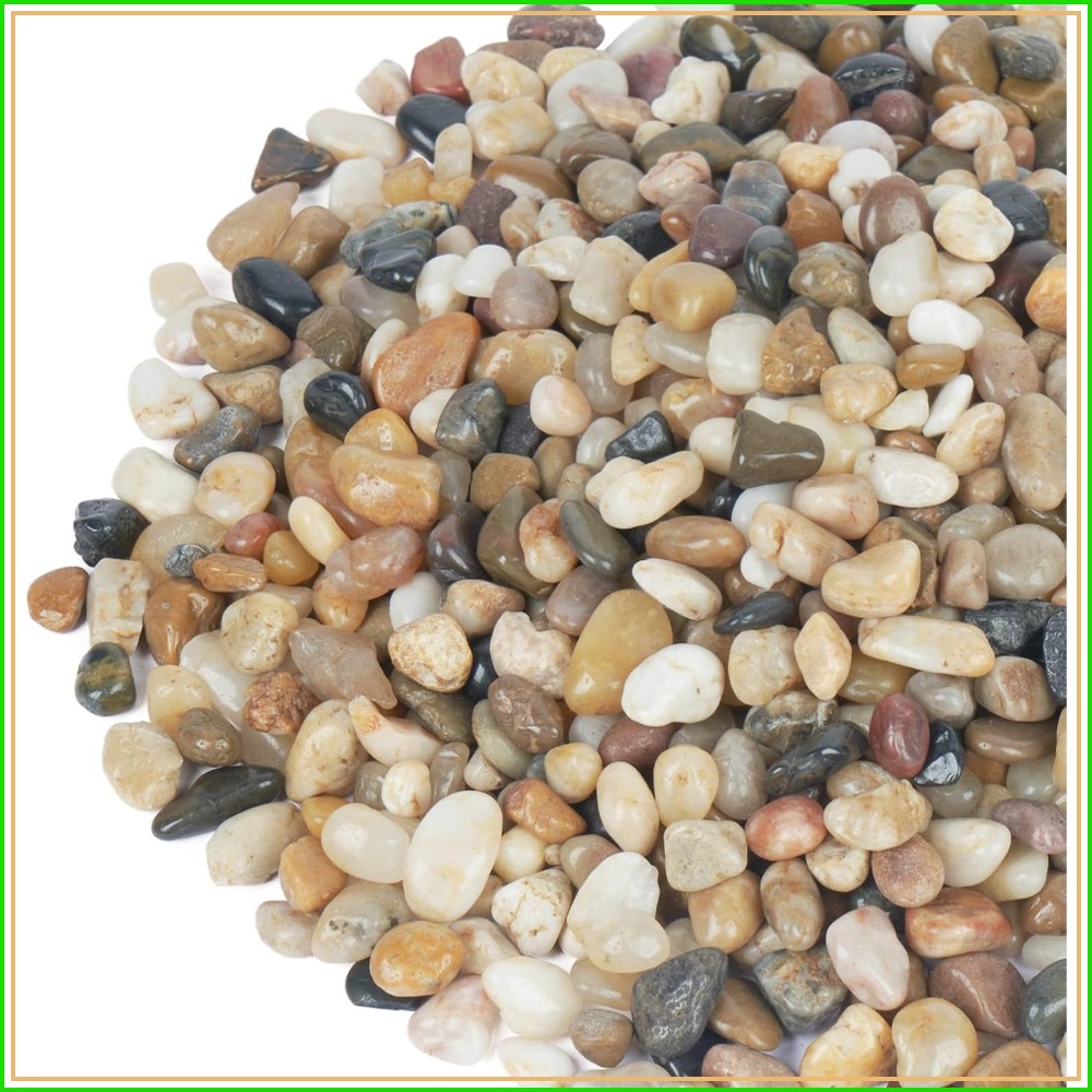 Planted Aquarium With Gravel - 5 lb Decorative Pebbles for Plants,