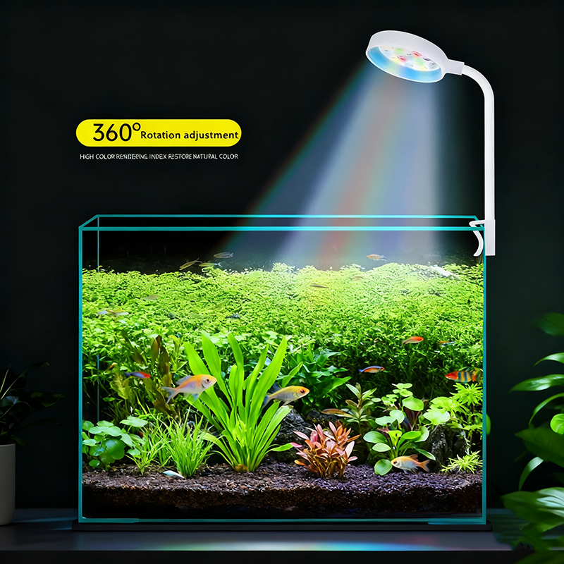 Aquarium Plant Iron - USB LED Fish Tank Clip Lamp