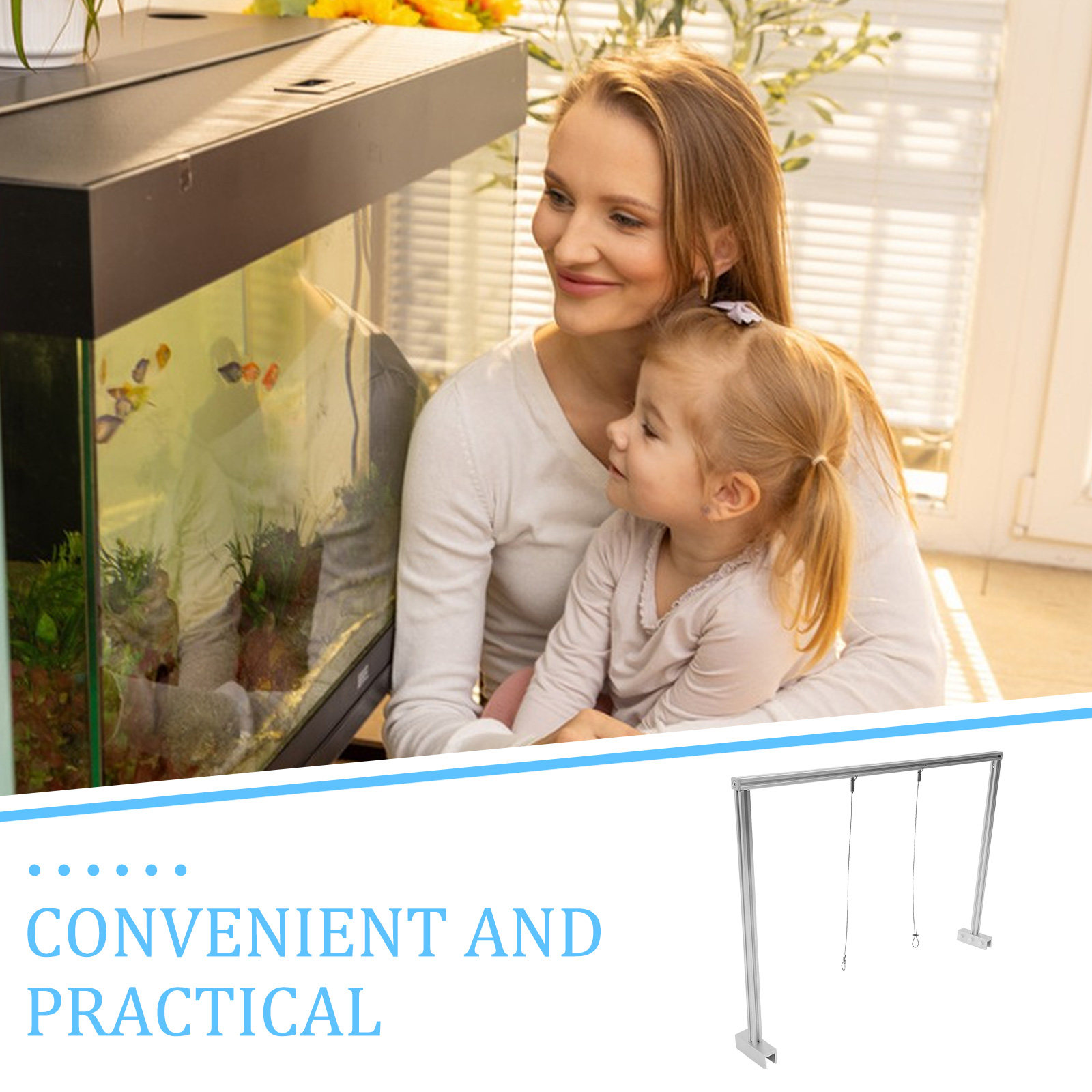 1Set Fish Tank Light Rack Alum – Planted Aquarium Hanging Light Bewertung und Preis