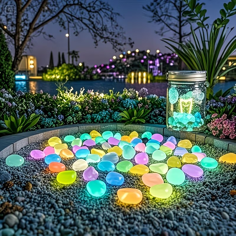 300PCS Luminous Pebble Set,0.9 – Aquarium Plant Original Bewertung und Preis