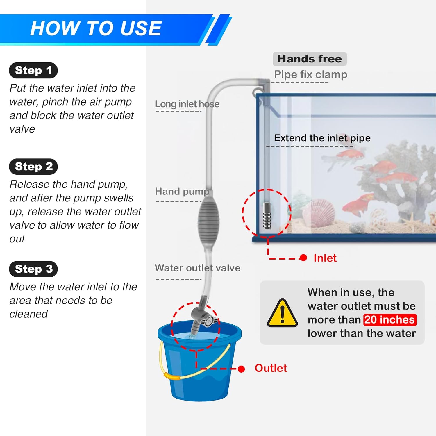 Large Fish Tank Aquarium Sipho – Planted Aquarium Tools Bewertung und Preis