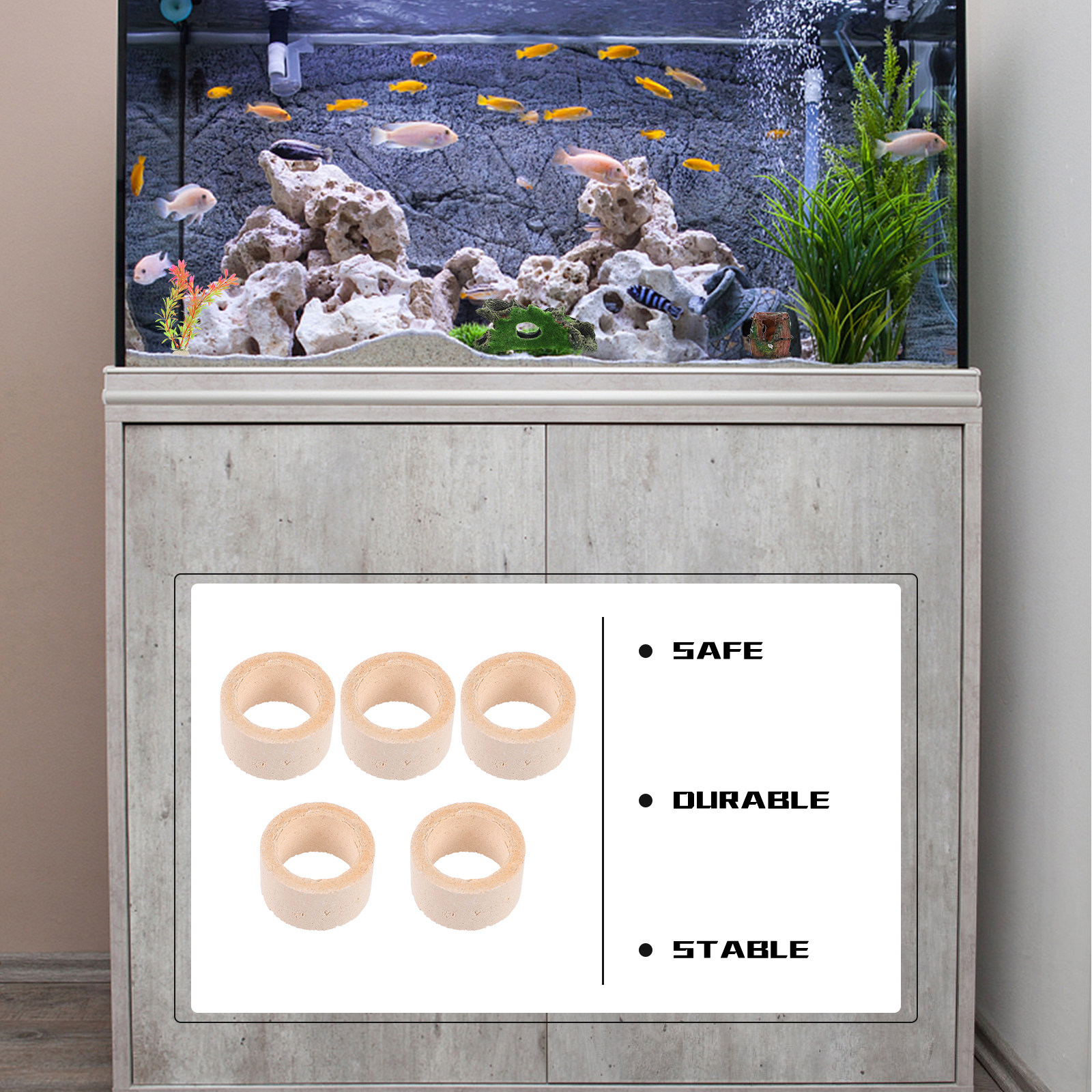 5Pcs Premium Pottery Water Pla – Aquarium Plant Original Bewertung und Preis