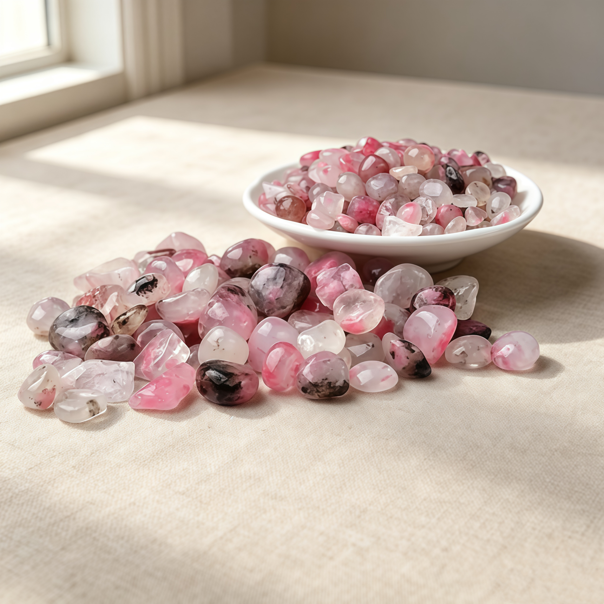 Natural Pink Rhodonite Crystal – Aquarium Plant Original Bewertung und Preis