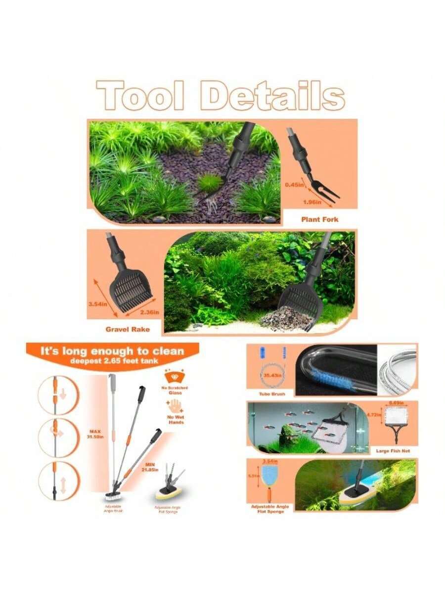 - In - 1 Aquarium Cleaning, Fi – Planted Aquarium With Gravel Bewertung und Preis