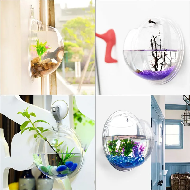 Transparent acrylic hanging wa – Aquarium Plant Grass Bewertung und Preis