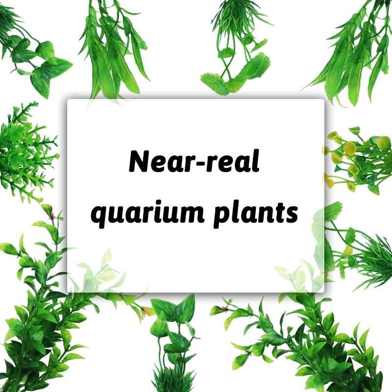 10/20Pcs Artificial Aquarium P – Aquarium Plant Grass Bewertung und Preis