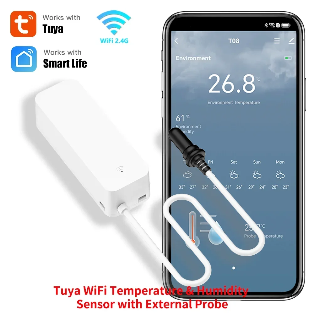 Tuya WiFi Temperature Humidity – Aquarium Plant Original Bewertung und Preis